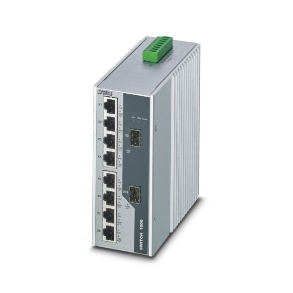 FL SWITCH 1000T-8POE-GT-2SFP - Industrial Ethernet Switch